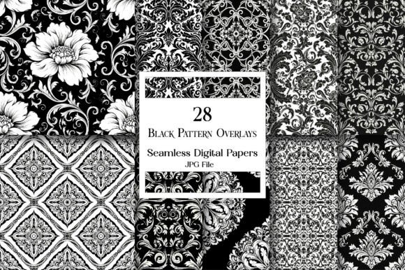 Black Pattern Overlays: Elevate Your Visual Projects