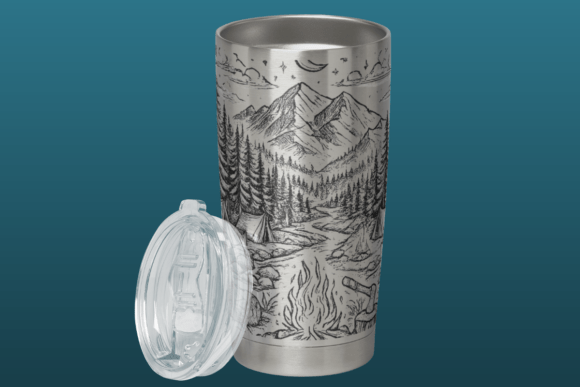 Camping Adventure Mountain Forest PNG: Your Go-To Outdoor Design Asset