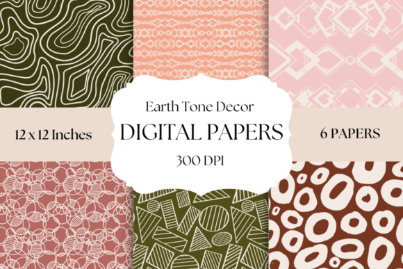 Earth Tone Decor Digital Papers: A Designer's Guide