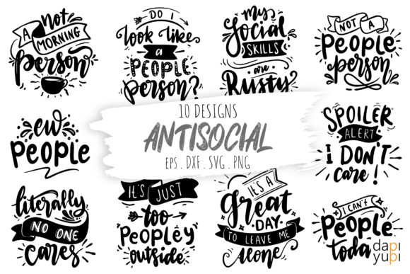 Embrace Your Inner Hermit: The Antisocial Quotes Bundle