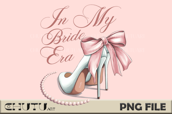 In My Bride Era PNG: Elegant Wedding Design Asset