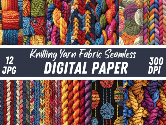 Knitting Yarn Fabric Textiles Background: A Designer's Guide to Cozy, Craft-Inspired Patterns