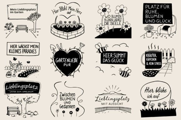 Mein Lieblingsplatz Im Garten SVG PNG: Your Next Design Asset