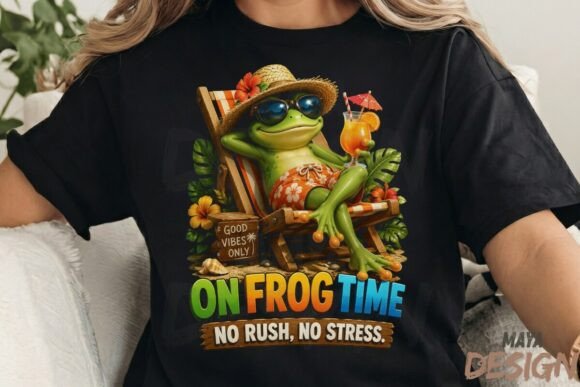 On Frog Time: The Funny PNG for Chill Vibes
