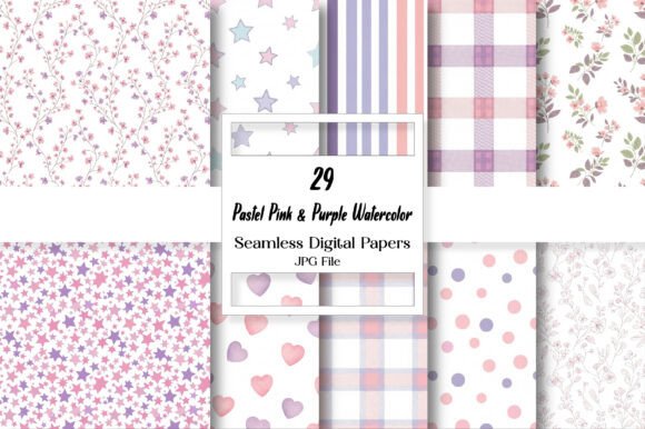 Pastel Pink & Purple Watercolor Digital Papers: A Designer’s Guide