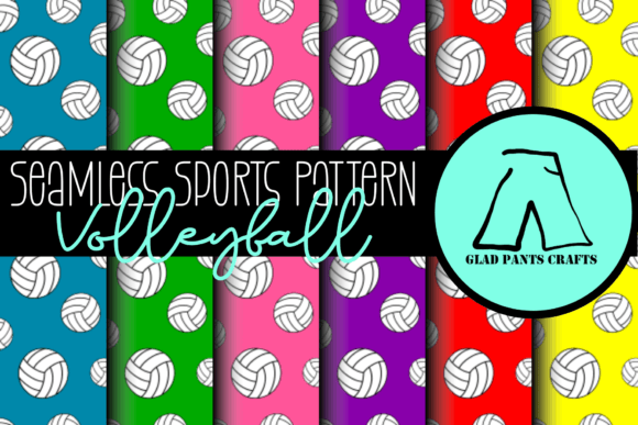 Seamless Sports Pattern: Volleyball for Dynamic Projects