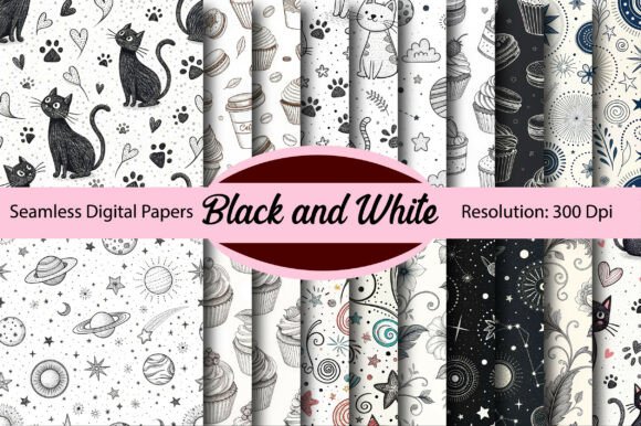 The Enduring Power of Black and White Seamless Digital Paper