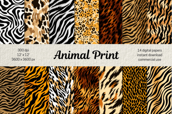 Unleash Your Wild Side: A Designer's Guide to Animal Print Digital Papers