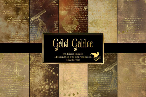 Unlocking Historical Charm with Gold Galileo Digital Paper