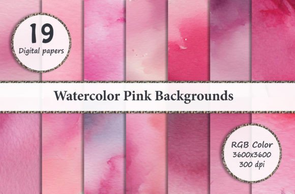 Unlocking the Charm of Watercolor Pink Backgrounds